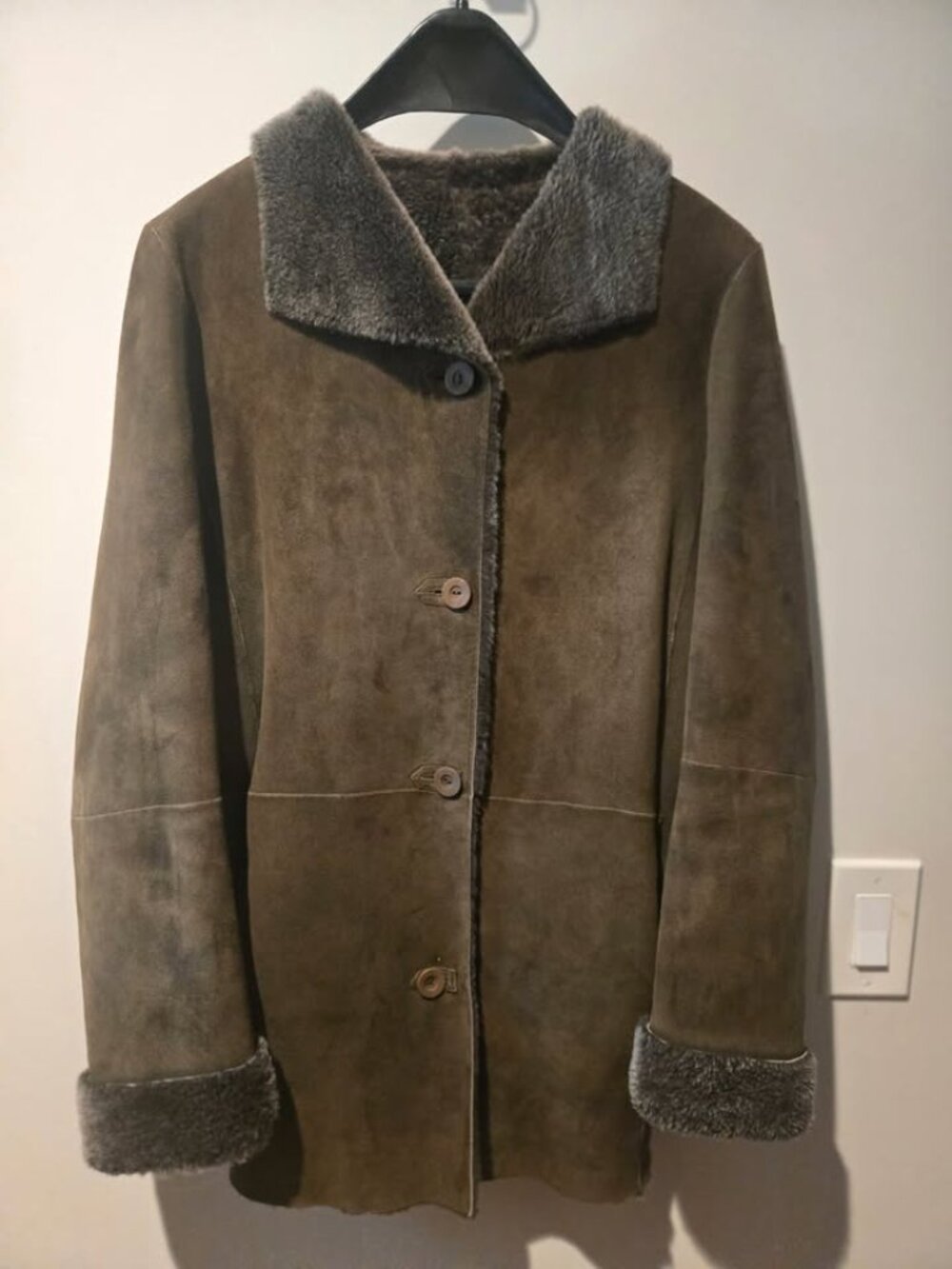 The Lamb Company of Spain Shearling Jacket Women Sz 8/EU 42